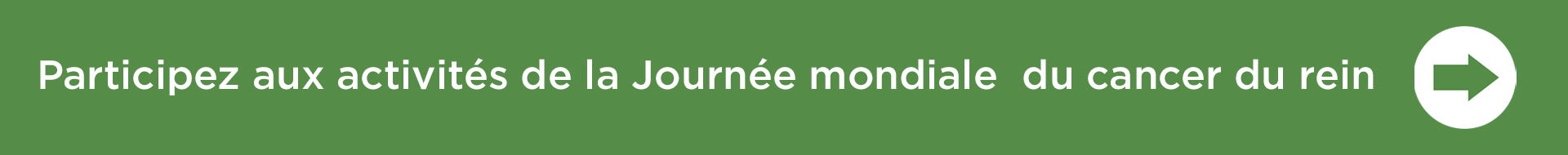 Activités de la Journée mondiale du cancer du rein 2020 - Cancer du rein Canada